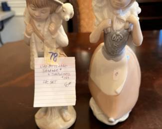 #78	Nao by Lladro Shepherd & Shepherds #3284 - 2 pc set	 $40.00 			
