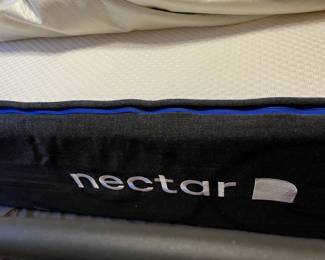 #29	queen metal bedframe with wood post 	 $200.00 			
#30	Nectar queen mattress 	 $175.00 			
