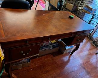 #89	Wood 5 drawer Writing Desk w/q/a Legs - finished on both sides - 60x30x31	 $275.00 			
