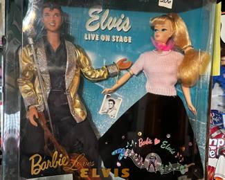 #206	Elvis action figure with girl "live on stage Mattel	 $30.00 			
