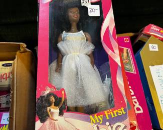 #259	Barbie My first Barbie easy to dress African American 	 $20.00 			
