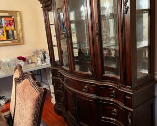 #35	Heavy 2-piece China cabinet with 7 drawer 6 doors 86x18x89	 $175.00 			
