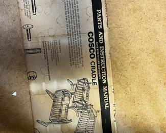 #145	Cosco Hanging Wood Cradle	 $30.00 			
