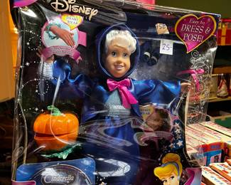 #157	Disney Easy to Dress and Pose Fairy Godmother	 $25.00 			
