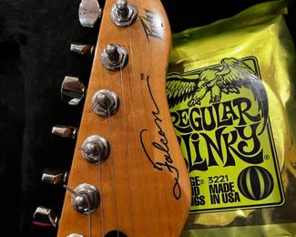 #42	Purvey powered electric guitar Falcon	 $200.00 			
