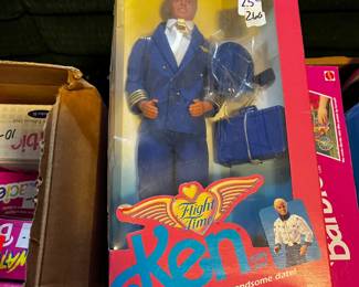 #260	barbie Ken flight pilot changes into handsome date 	 $23.00 			
