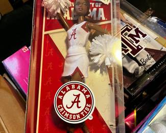 			
#264	Alabama barbie African American cheerleader barbie 	 $45.00 			
