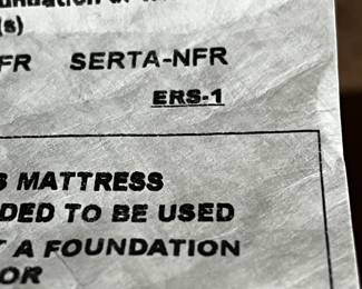 #2	Serta memory foam mattress set Queen	 $100.00 			
