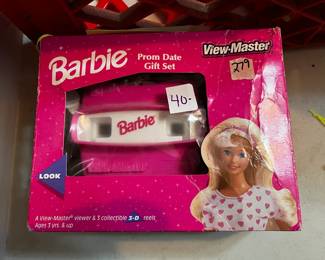 #279	Barbie	 Prom date gift set view master 	 $30.00 			
