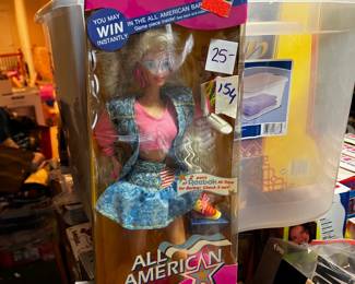 #154	All-American Barbie - 1990	 $25.00 			
