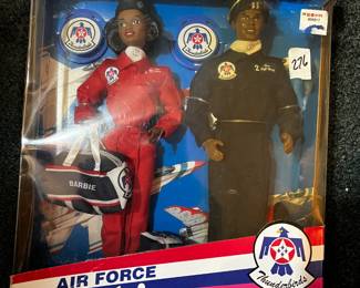 #276	Airforce Barbie& Ken African american Star and Stripes 	 $30.00 			
