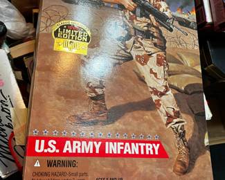 #225	GI Joe classic collection US Army Infantry 	 $20.00 			
