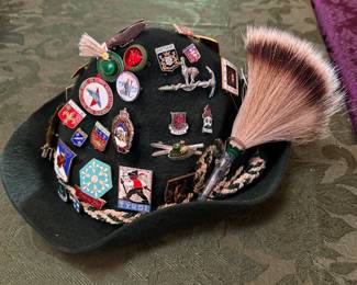 traditional Tryolean Alpine hat, with a gamsbart brush