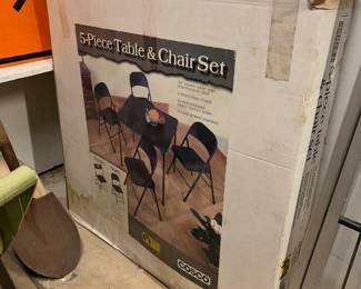 NEW IN BOX card table set