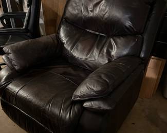 leather chair, used, but not used up