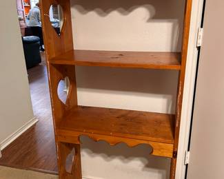 wooden shelf