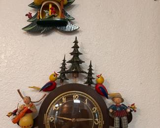 German clock, working, marked "Western Zone"