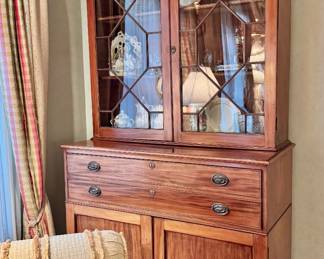 George III secretary bookcase 