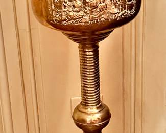 Brass repousse champagne stand