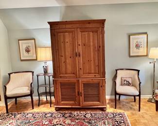 Ethan Allen pine armoire