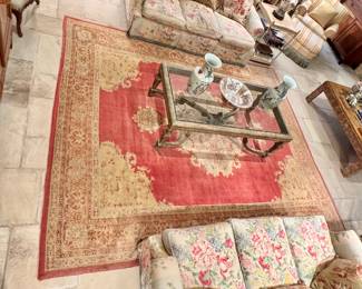 Antique Oushak rug