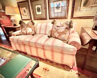 Custom upholstered sofa