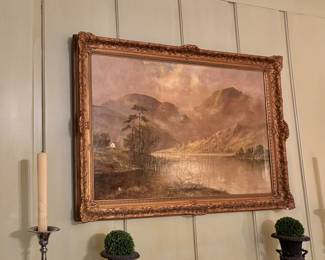 Campbell Scott oil on canvas