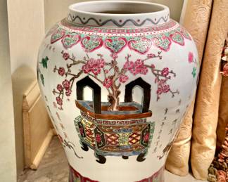 Asian porcelain vase