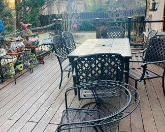 Outdoor furniture and decor