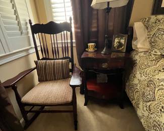 Rocker, end tables/nightstands