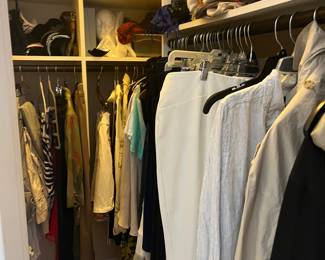 Women’s clothing, shoes, hats, bags 