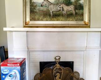Unicorn Fireplace Screen