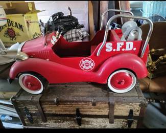 Vintage Pedal firetruck 
