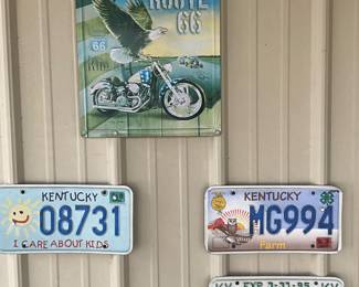License plates 