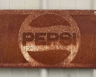 Vintage Pepsi-Cola Metal Sign