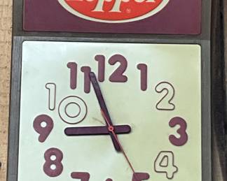 dr pepper clock