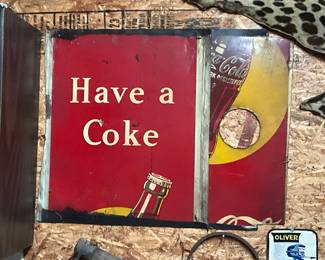 2 piece coke sign 