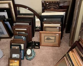 Frames with and without prints