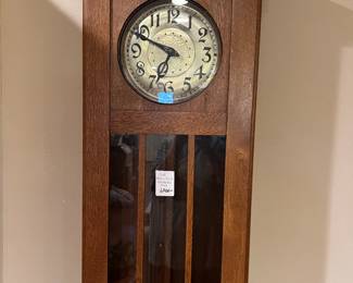 Oak Arts & Crafts Grandfather Clock