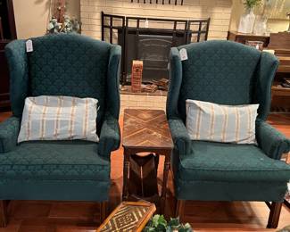 Wing back chairs