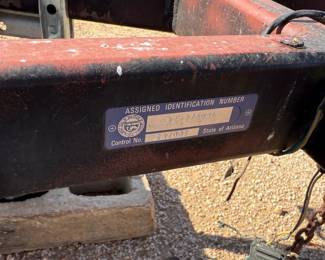 2005 Flatbed Utility Trailer Single Axle