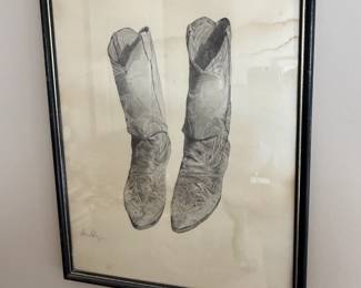 2-Boots Signed Print