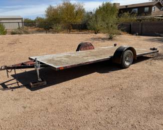 2005 Flatbed Utility Trailer Single Axle