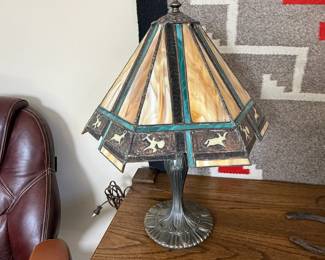 Antique Arts & Crafts Slag Lamp