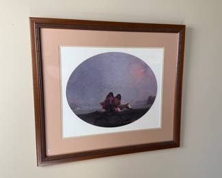 Alfred Jacob Miller Indian Elopement Framed Print