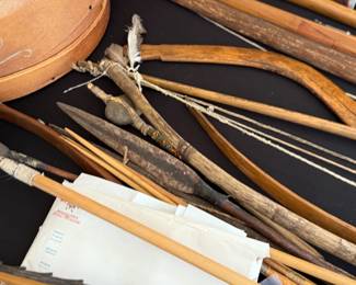 Lots of African & Native American Bows