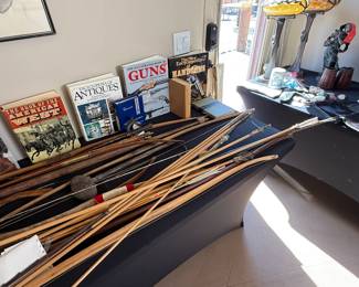 Antique African & Native American Bows & Spears