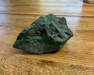 Raw Green Jasper  stone