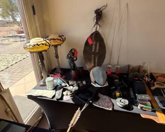 Antique African & Native American Bows & Spears