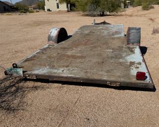 2005 Flatbed Utility Trailer Single Axle